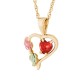 Heart with Multiple Stone Options & All Birthstones - by Landstrom's